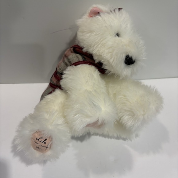 Victoria Secret Other - Victoria Secret Gund Plush Plaid Puppy Dog Lola Rare Limited Edition 2001 Y2K